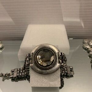 Silver and Gold Statement Bracelet